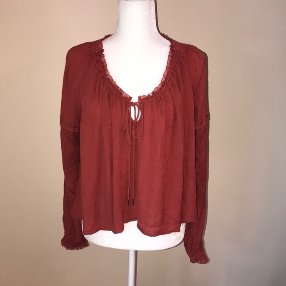 Free People Coral Banda Blouse - Picture 6 of 14